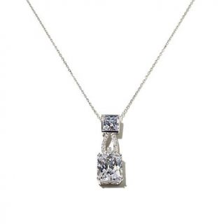 Victoria Wieck 8.10ct Absolute™ Radiant Cut Pendant with 18" Chain   7850785