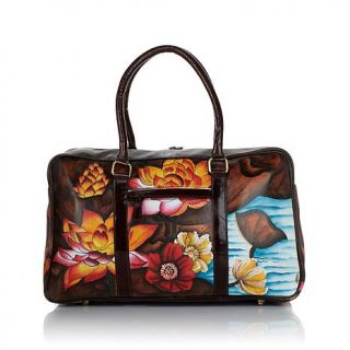 Sharif Leather Handpainted Duffle Bag   7839987