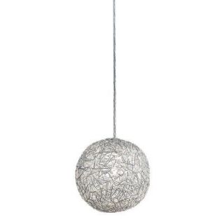 Trend Lighting Distratto Collection 1 Light Polished Chrome Incandescent Aluminum Pendant TP4095