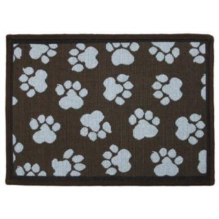 Park B Smith Ltd PB Paws & Co. Woodland / Sea Spray World Paws Tapestry Indoor/Outdoor Area Rug