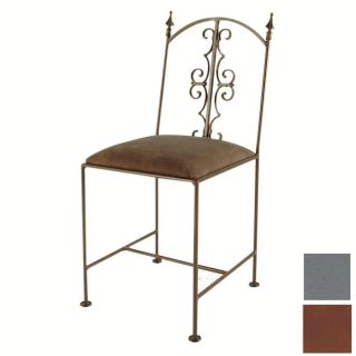 Grace Collection Gothic Gun Metal Dining Chair