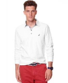 Nautica Big and Tall Shirt, Long Sleeve Soft Touch Polo