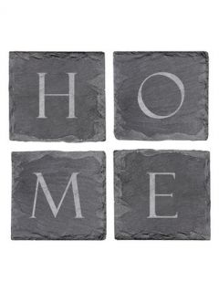 Home Sweet Home Slate Coasters (Set of 4) by Personalized Gifts
