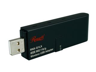 Rosewill RNX G1LX Wireless Adapter IEEE 802.11b/g USB 2.0 Up to 54Mbps Wireless Data Rates