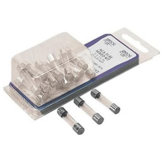 Sea Dog AGC Style Mixed Fuse Kit, Contains 5 each of 3, 5, 7.5, 10, 15 and 20 Amp Fuses