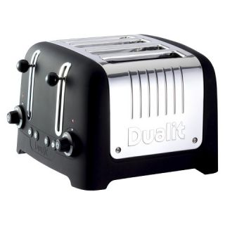 Dualit Black Soft Touch Lite Traditional CHUNKY Toaster   4 slice