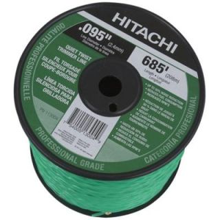 Hitachi 685 ft. Medium Spool Quiet Twist Trimmer Line 113004