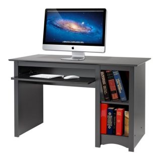 Prepac Sonoma Small Wood laminate Computer Desk in Black   BDD 2948