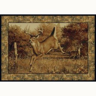 United Weavers We'll Meet Again Beige 5 ft. 3 in. x 7 ft. 6 in. Contemporary Lodge Area Rug 132 41617 58