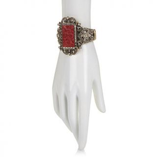 Heidi Daus "Exotique Chinoiserie" Carved Bangle Bracelet   8011181