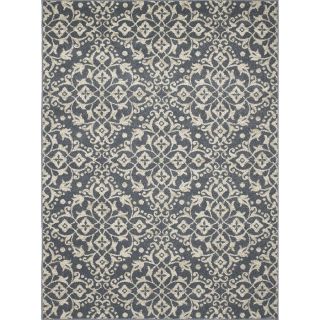 Concord Global Manhattan Blue Rectangular Indoor Woven Area Rug (Common 7 x 10; Actual 79 in W x 114 in L x 6.58 ft Dia)