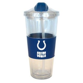 Indianapolis Colts Boelter Brands 2 Pack No Spill Tumbler with Straw