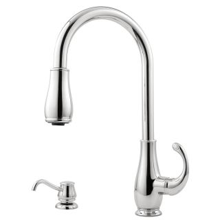 Pfister Treviso Polished Chrome 1 Handle Pull Down Kitchen Faucet