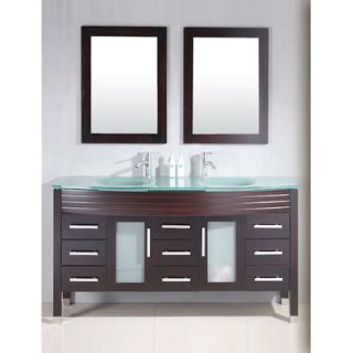 63 Double Bathroom Vanity Set by Cambridge Plumbing