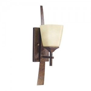 Kichler 6016MBZ Transitional Wall Sconce 1 Light Fixture   Marbled Bronze