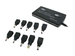 BYTECC SLIM 90LCD Auto Voltage Detection 90W Universal Laptop AC Power Adaptor w/ USB 5V Charge port