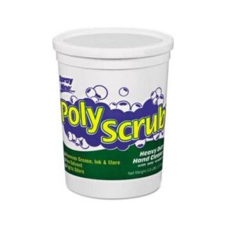 Poly Scrub Heavy duty Hand Cleaner, 3.8 Lb Tub, Lemon lime Scent DYM13104