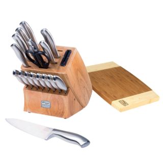 Chicago Cutlery 19 Piece Insignia Steel Knife Block with In Block
