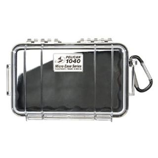 Pelican 1040 Micro Case With Carabiner Black/Clear Lid 90362