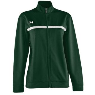 Under Armour Team Campus Full Zip Jacket   Womens   Volleyball   Clothing   Forest Green/White/White