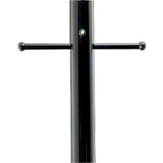 Progress Lighting Black 7 ft. Exterior Lighting Post with Photocell, GCO and Ladder Rest P5392 31PC