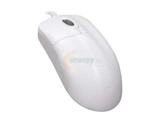 SEAL SHIELD SILVER STORM Optical Mouse STWM042 White 2 Buttons 1 x Wheel USB Wired Optical 800 dpi Mouse