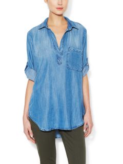 Denim Pullover Tunic  by Zoe & Sam