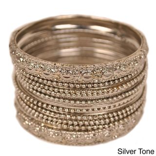 Set of 13 Metal Bangles (India)