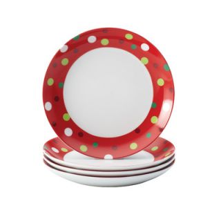 Rachael Ray Hoot’s Decorated Tree 6.75 Polka Dots Appetizer Plate