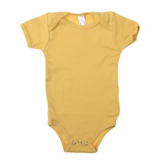 American Apparel Infant Organic Baby Rib Short Sleeve One piece
