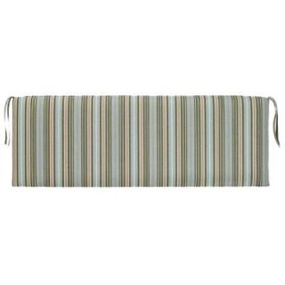 Home Decorators Collection Sunbrella Cilantro Stripe Outdoor Bench Cushion 1573820620