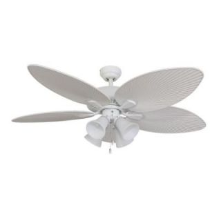 Sahara Fans Tortola 52 in. White Ceiling Fan DISCONTINUED 10058