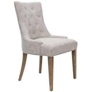 Safavieh Becca Grey Viscose Weathered Oak Finish Dining Chair