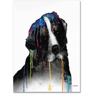 Marlene Watson "Bernese Mountain Dog" Canvas Art
