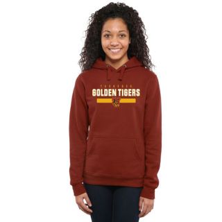 Tuskegee Golden Tigers Womens Crimson Team Strong Pullover Hoodie