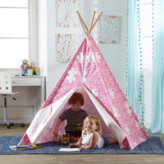 Merry Products Childrens Teepee Pink Puzzle   17665295  
