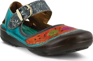 Womens LArtiste by Spring Step Dexter   Turquoise Multi Leather