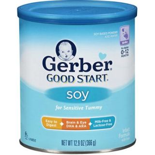 Gerber Good Start Soy Non GMO Powder Infant Formula, Stage 1, 12.9 oz