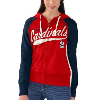 G III 4Her by Carl Banks St. Louis Cardinals Womens Red All World Full Zip Hoodie