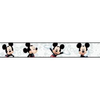 York Wallcoverings 9 in. H Walt Disney Kids II Mickey Border DS7801BD