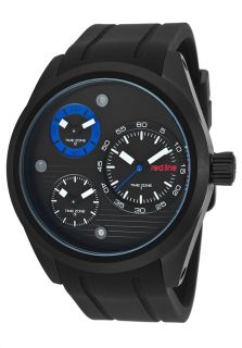 Jetstream Multi Function Black Silicone and Dial Blue Accents