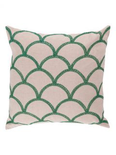 Embroidered Decorative Pillow by Surya