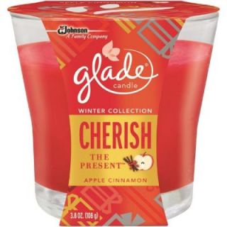 Glade Winter Collection 3.8 oz. Cherish the Present Holiday Scented Candle 76511