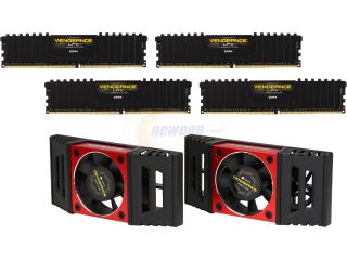 CORSAIR Vengeance LPX 16GB (4 x 4GB) 288 Pin DDR4 SDRAM DDR4 3333 (PC4 26600) Desktop Memory Model CMK16GX4M4B3333C16