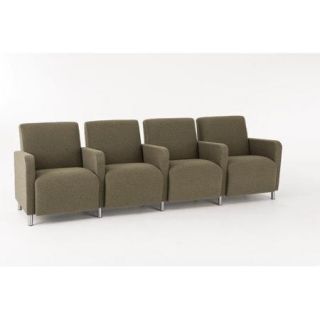 Lesro Ravenna Series Four Seat Sofa with Center Arms