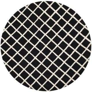 Safavieh Handmade Moroccan Black Wool Rug with Durable Backing (7