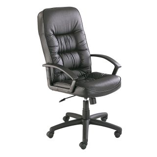 Safco Products Company Serenity High Back Series Leather Executive