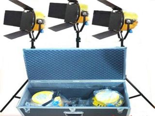 3×2000W Yellow Head Continuous Video Studio Light Photo lighting Kit