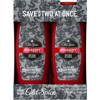 Old Spice Red Zone Swagger Scent Men's Body Wash, 16 fl oz, 2 count
