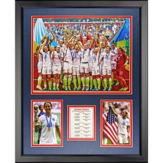 2015 USA Womens World Cup Champions Picture Frame by Legends Never Die
